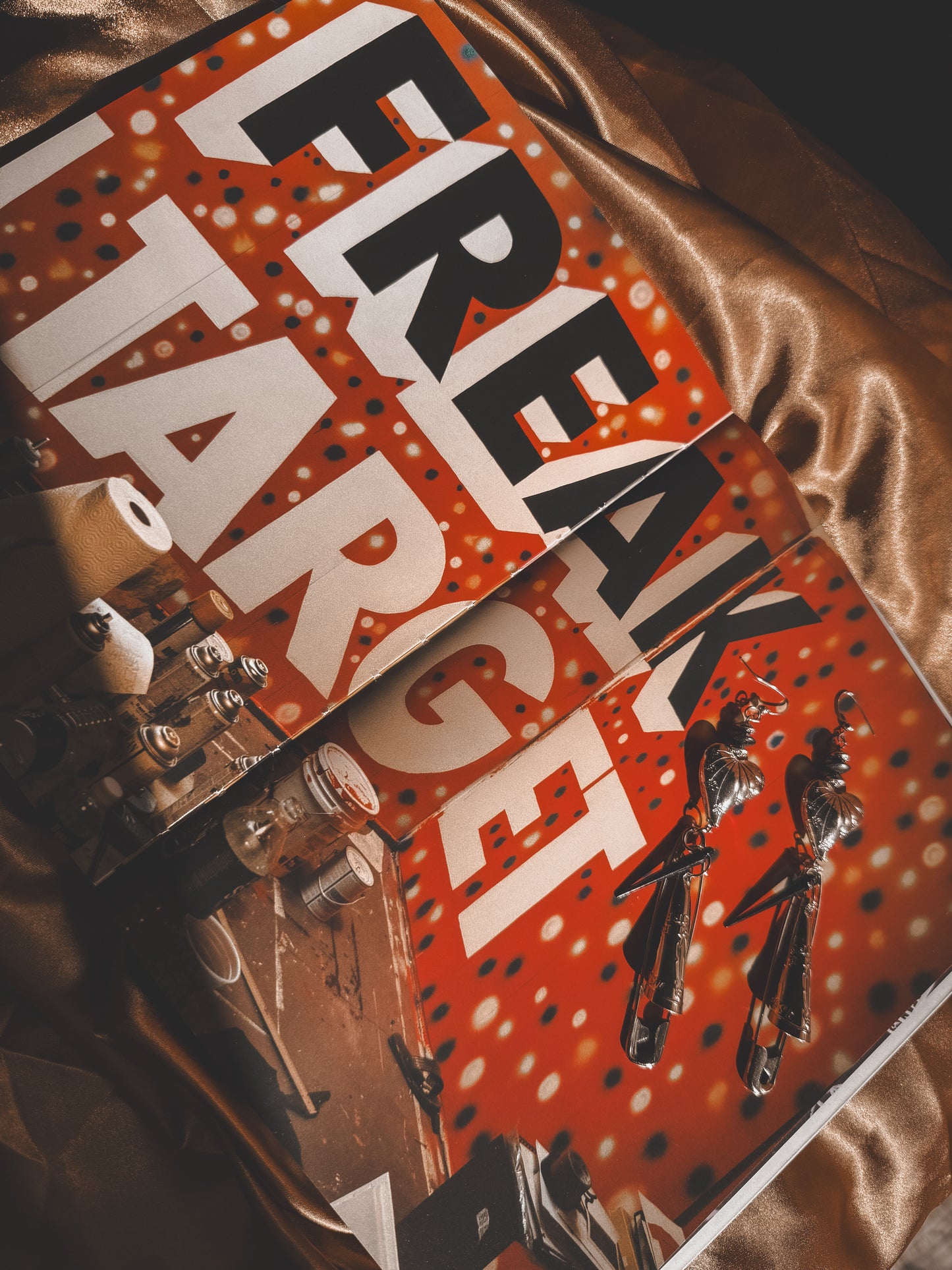 Good Medicine Safety Pin Jingle Earrings