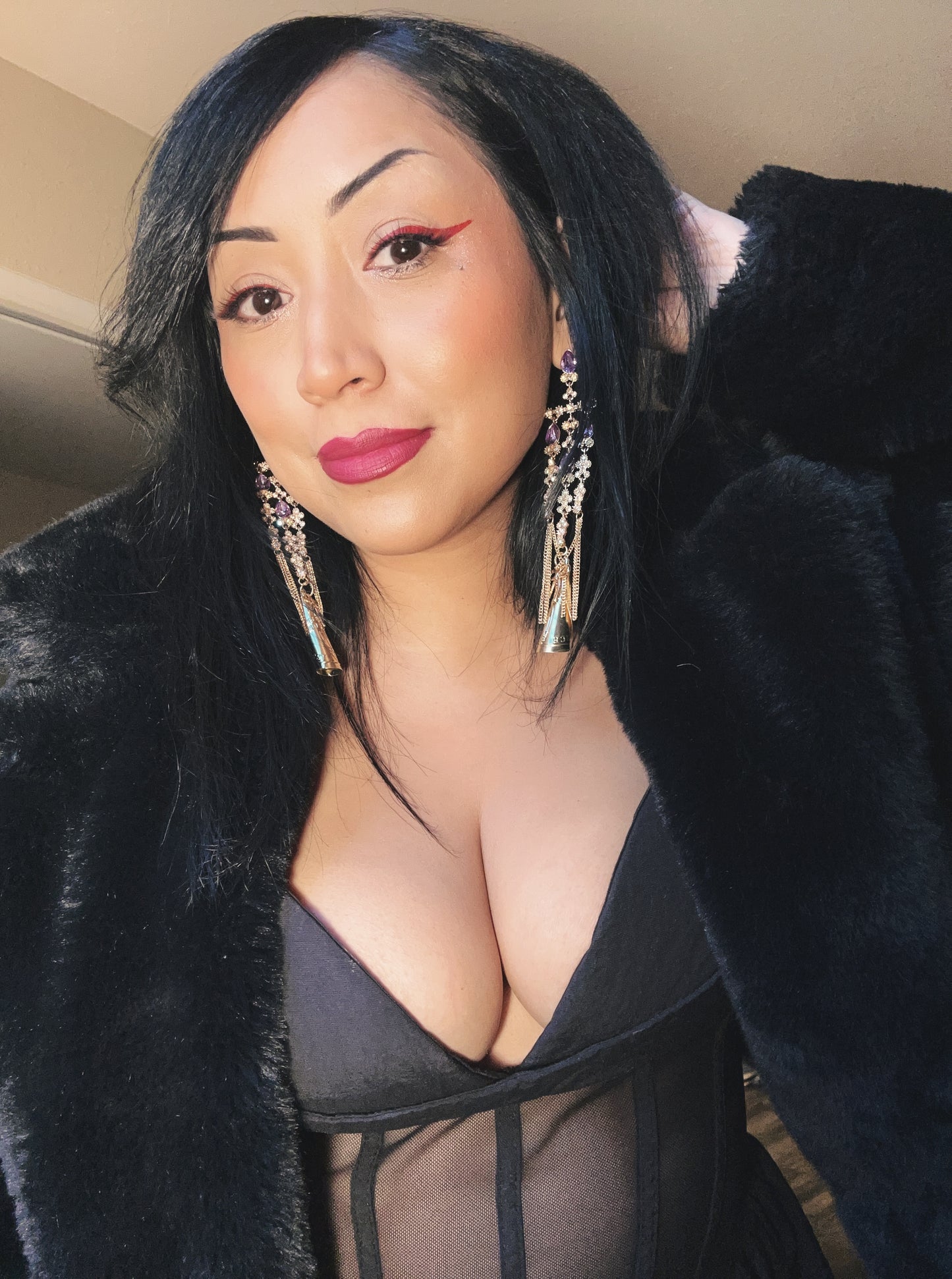 Large Boujee Auntie Earrings