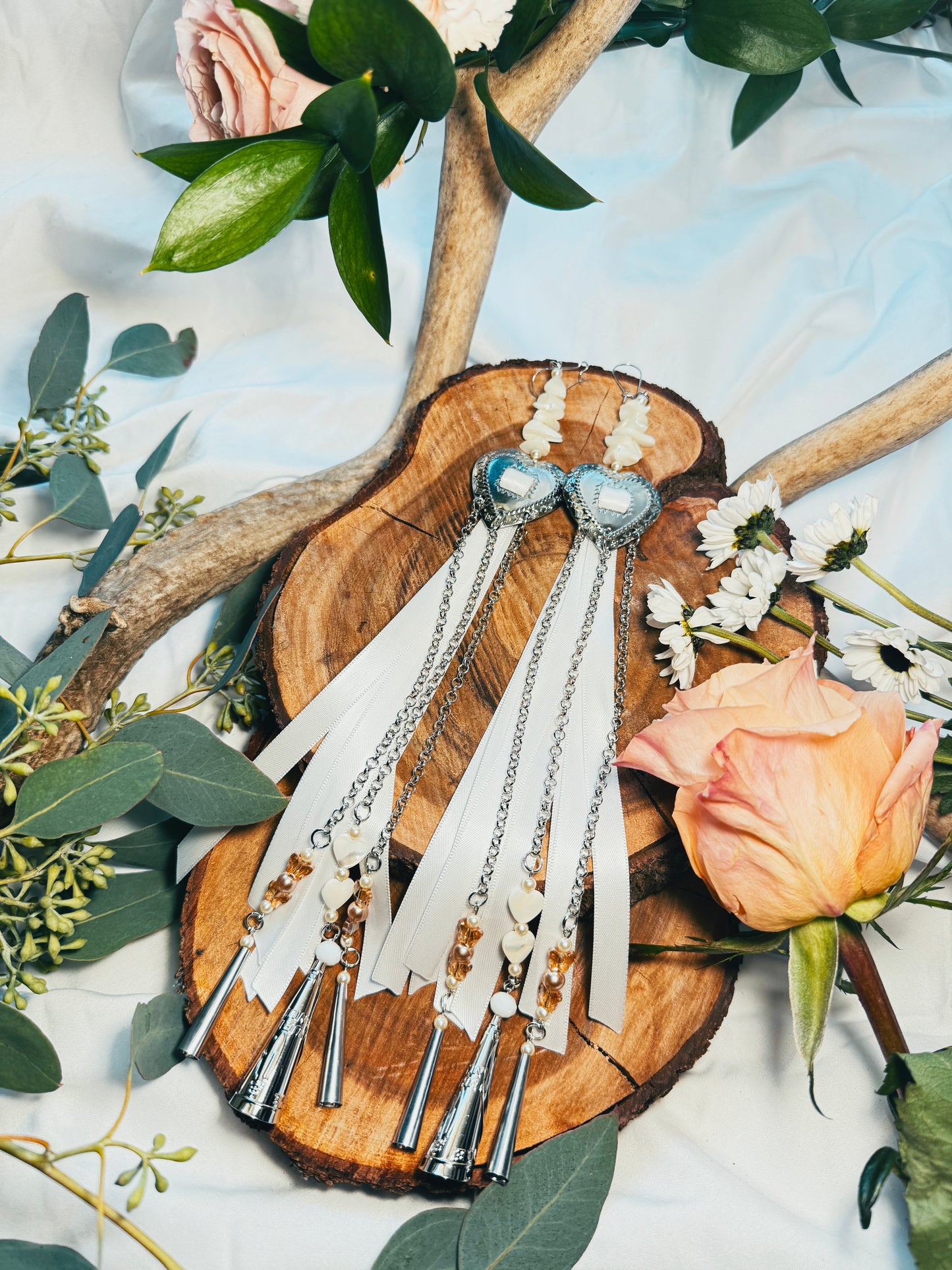 Heart Concho Earrings • Set Four