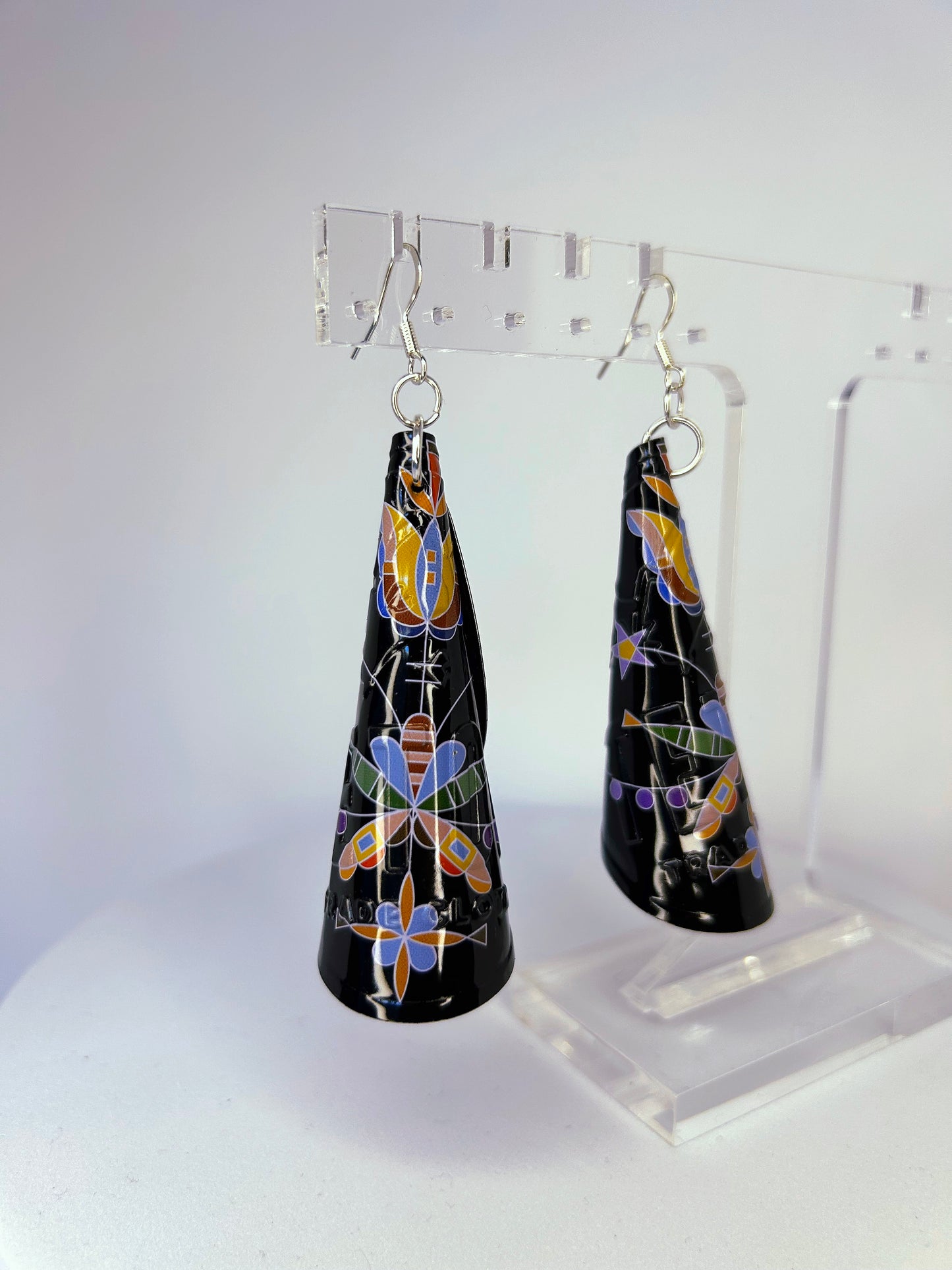 Lo McNabb Black Floral Jingle Cone