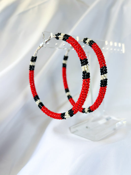 Large Kingsnake Pattern Hoops