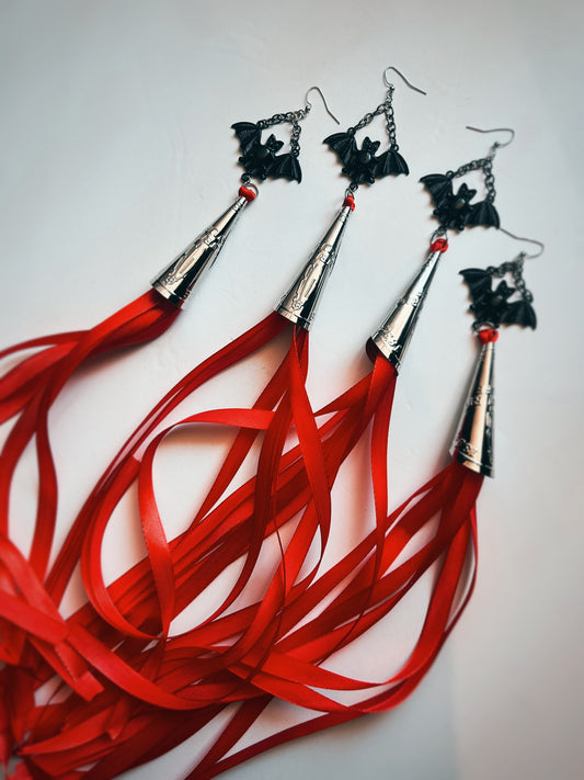 Intertribal Bat Earrings