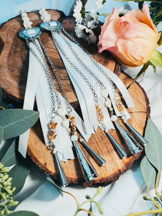 Heart Concho Earrings • Set Four
